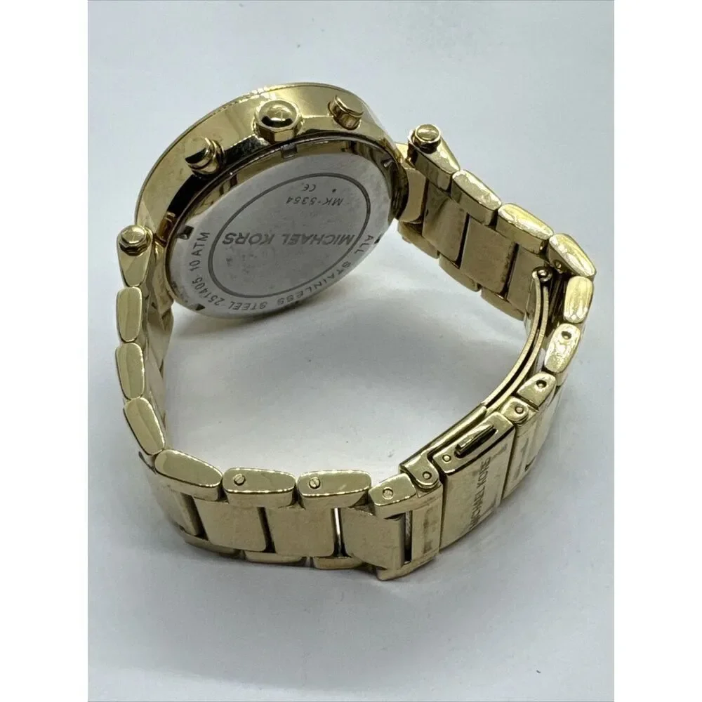 Michael Kors Parker MK5354 Women's Gold Stainless Steel Analog Dial Watch JNA641